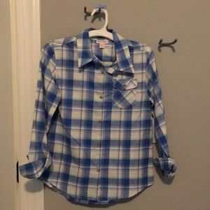 Girls Plaid Pastel Flannel